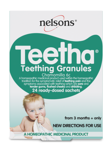 Nelsons Teetha Teething Granules 24 Sachets